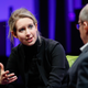 Elizabeth Holmes (L) and Alan Murray speak at the Fortune Global Forum at the Fairmont Hotel on November 2, 2015 in San Francisco, California.